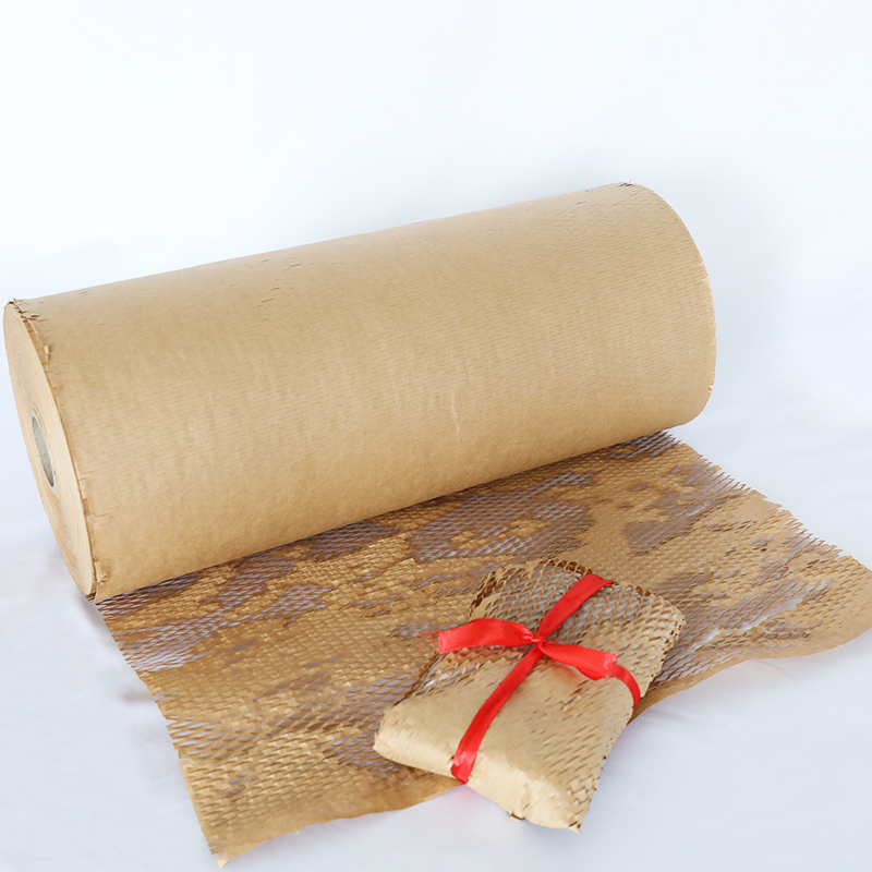 Die Cut Honeycomb Paper Buffer Roll for Wrapping Glass
